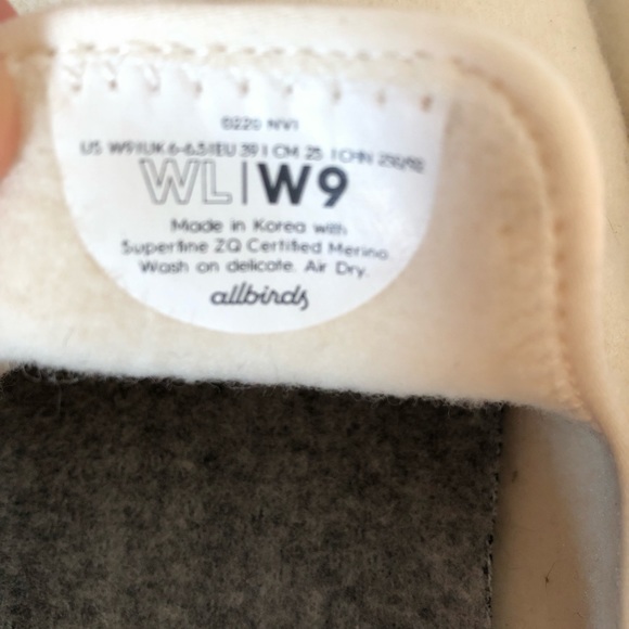 Fall winter shoe! Wool Loungers Slip On Sneakers White 9 - Picture 6 of 8